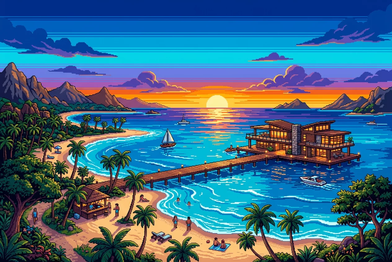 Pixel Paradise Tournament