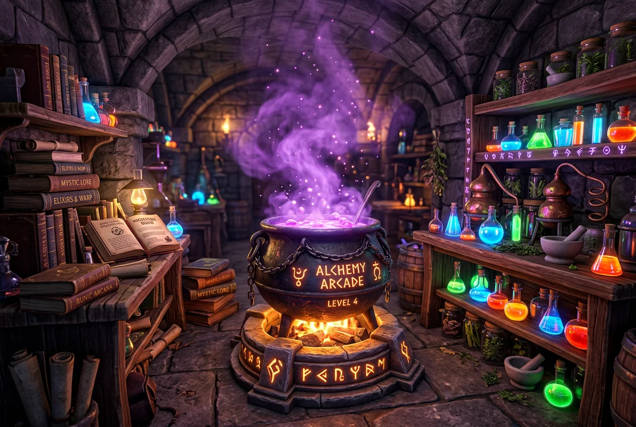 Potion Mystery Laboratory Scene